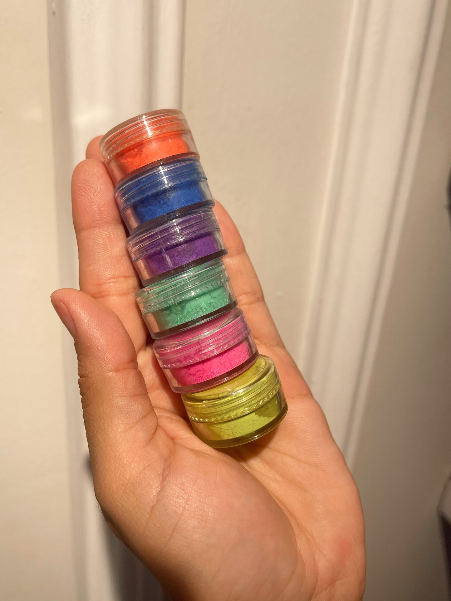 Torre de pigmentos neón x6