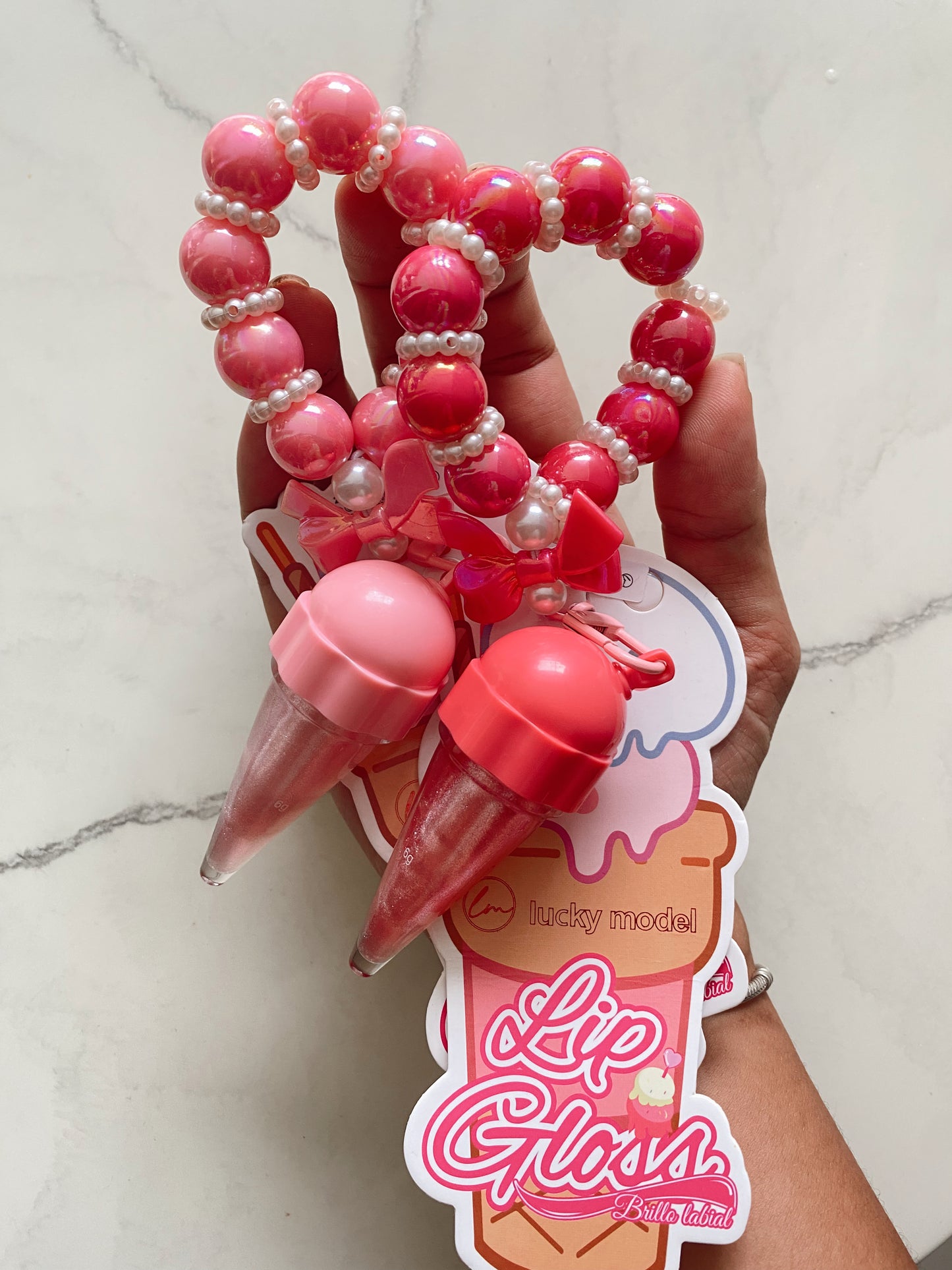 Llavero gloss cono 💘