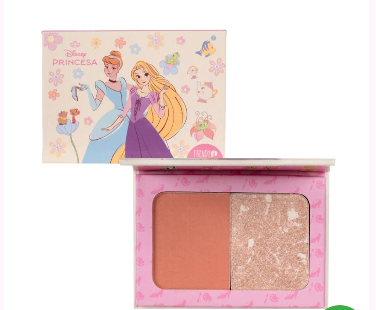 Paleta rubor e iluminador princesas 👸 trendy