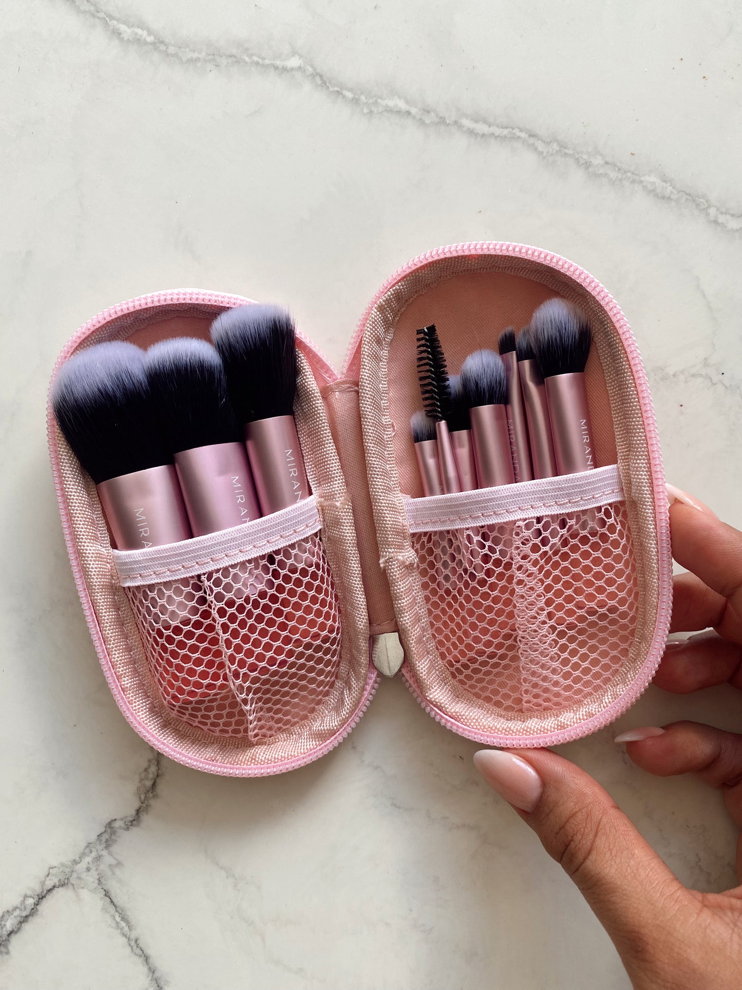 Kit de brochas mini x10 miranda rosa 💓