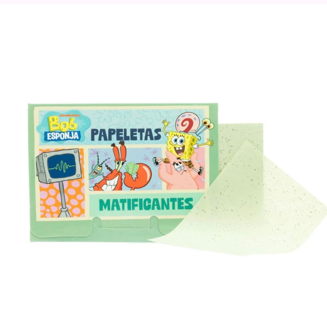 Papelitos quita grasa bob esponja 💚