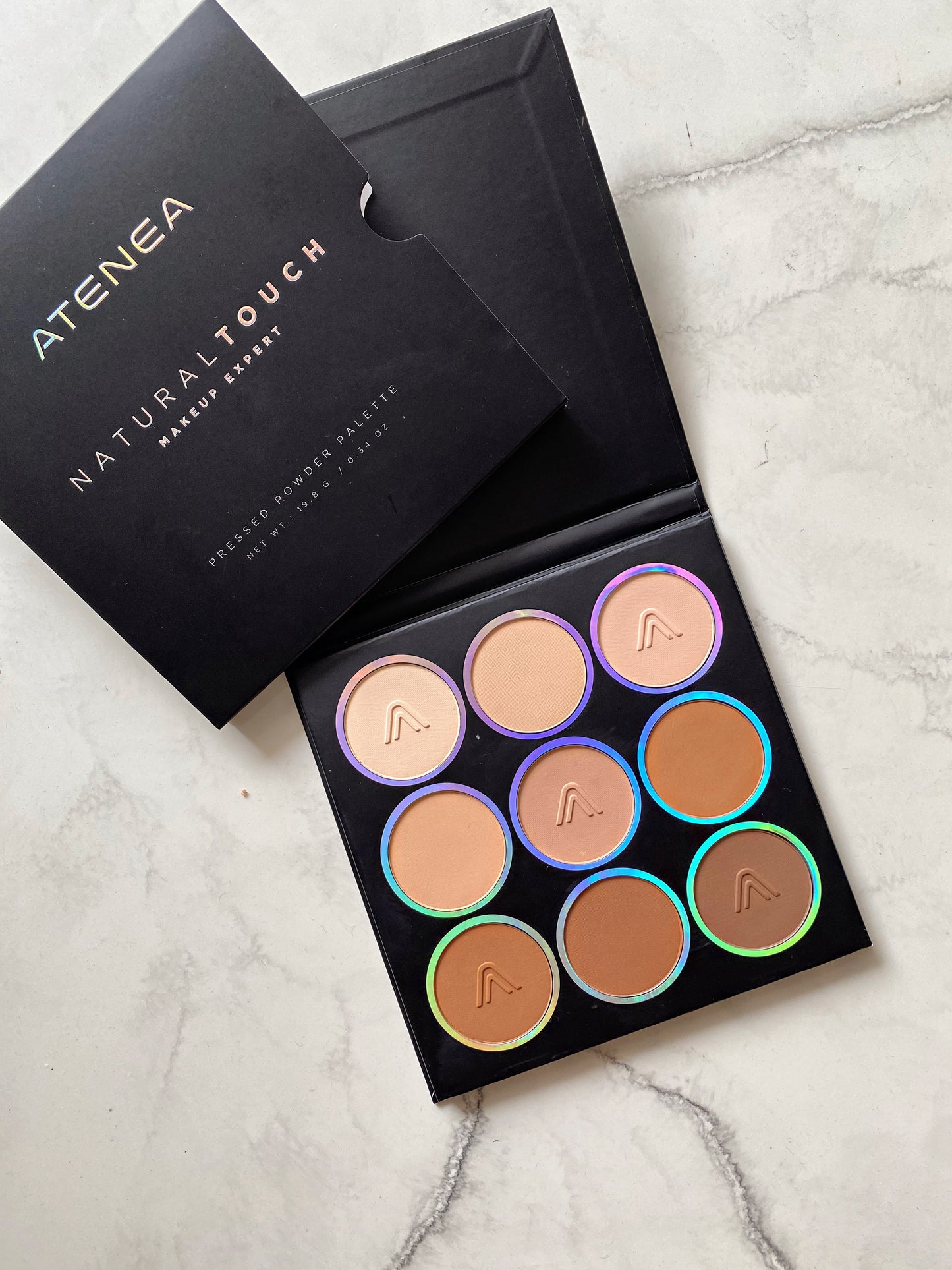 Paleta de polvos profesionales x9 atenea