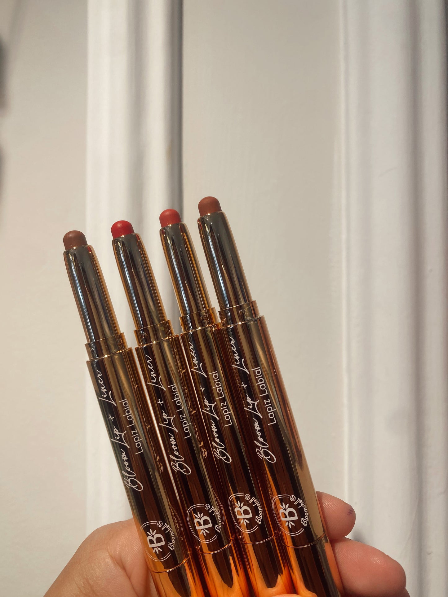 Labial cremoso + delineador bloom