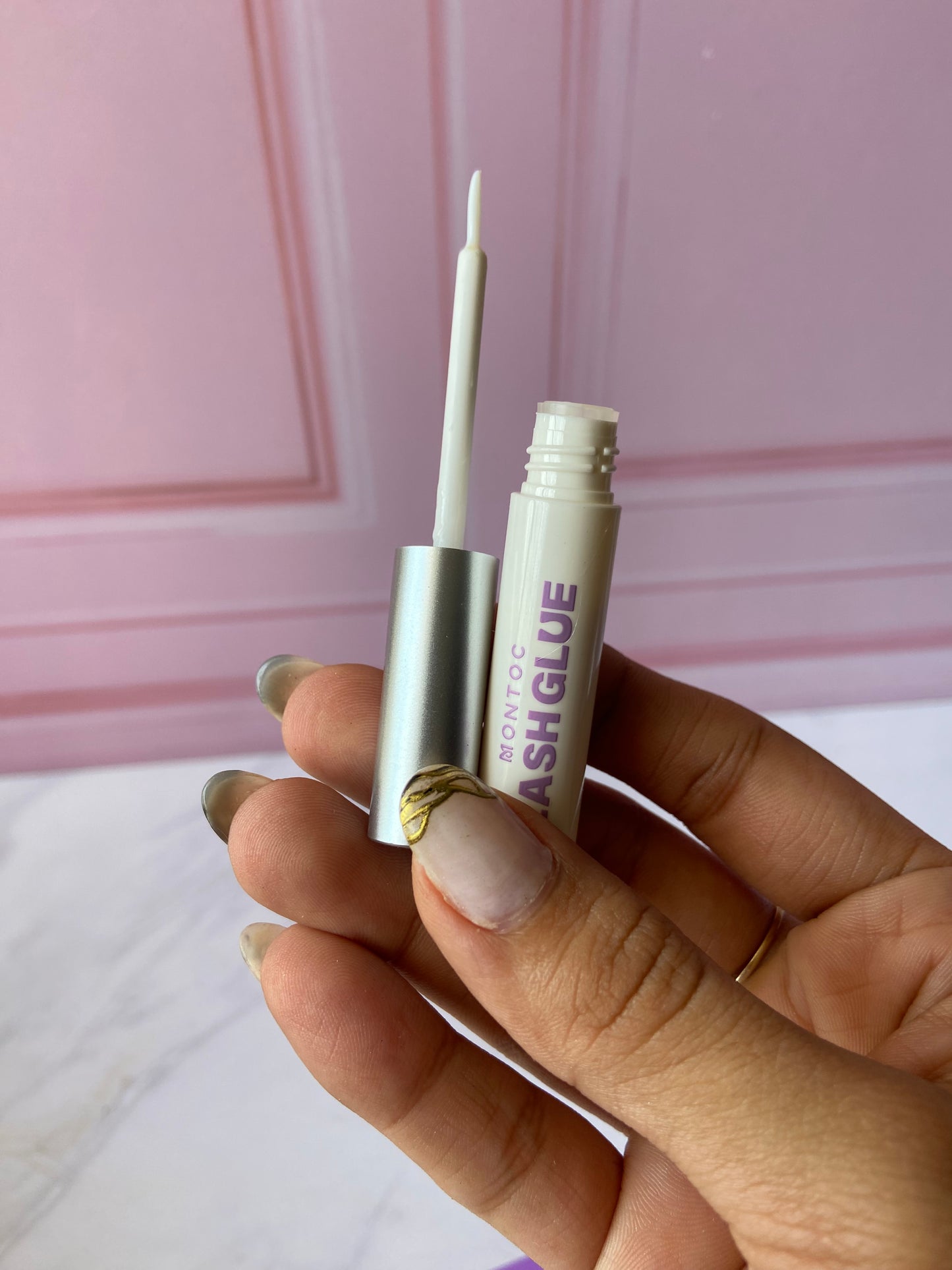 Pegante de pestañas transparente montoc