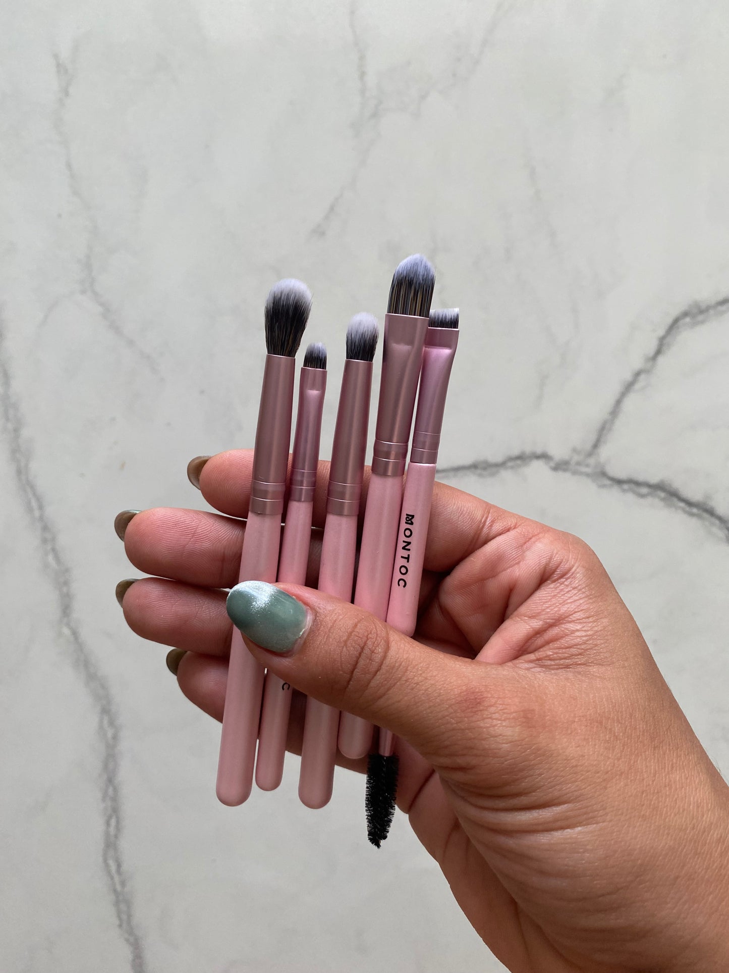 Kit de brochas mini x10 pcs LUNA PINK montoc