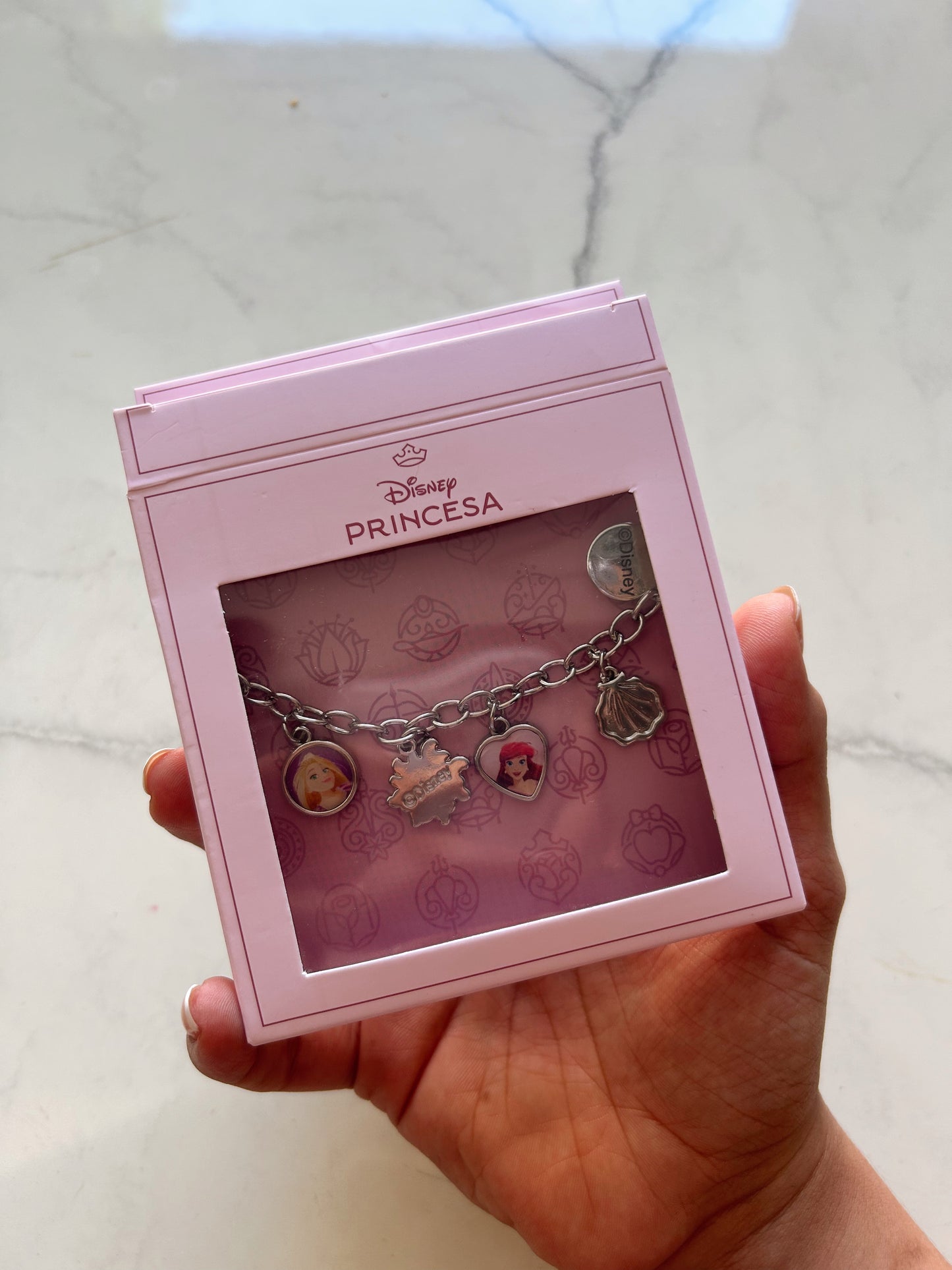 Pulsera plateada princesas trendy