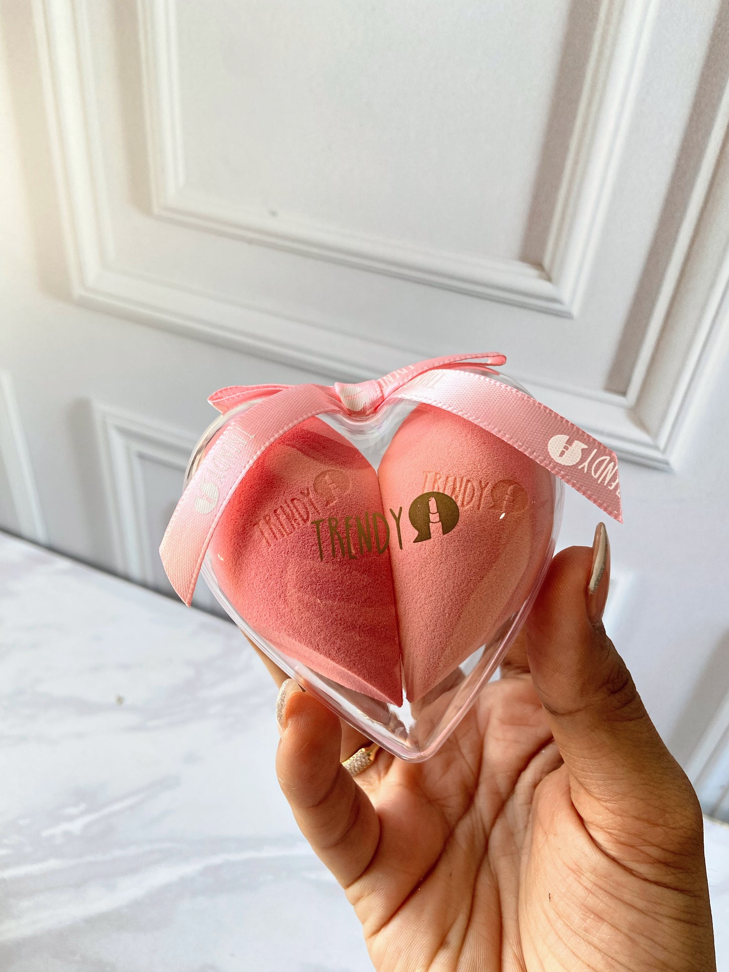 Beauty blender corazón x2 trendy