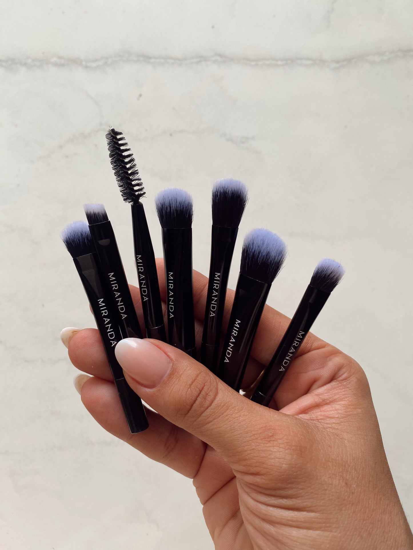 Kit mini de brochas x10 miranda negro 🖤.
