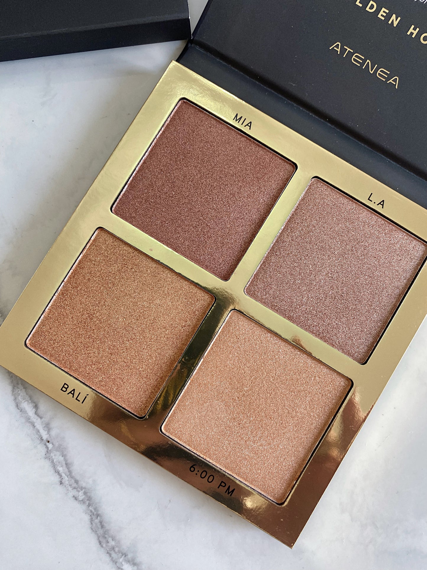 Paleta GOLDEN HOUR iluminadores atenea