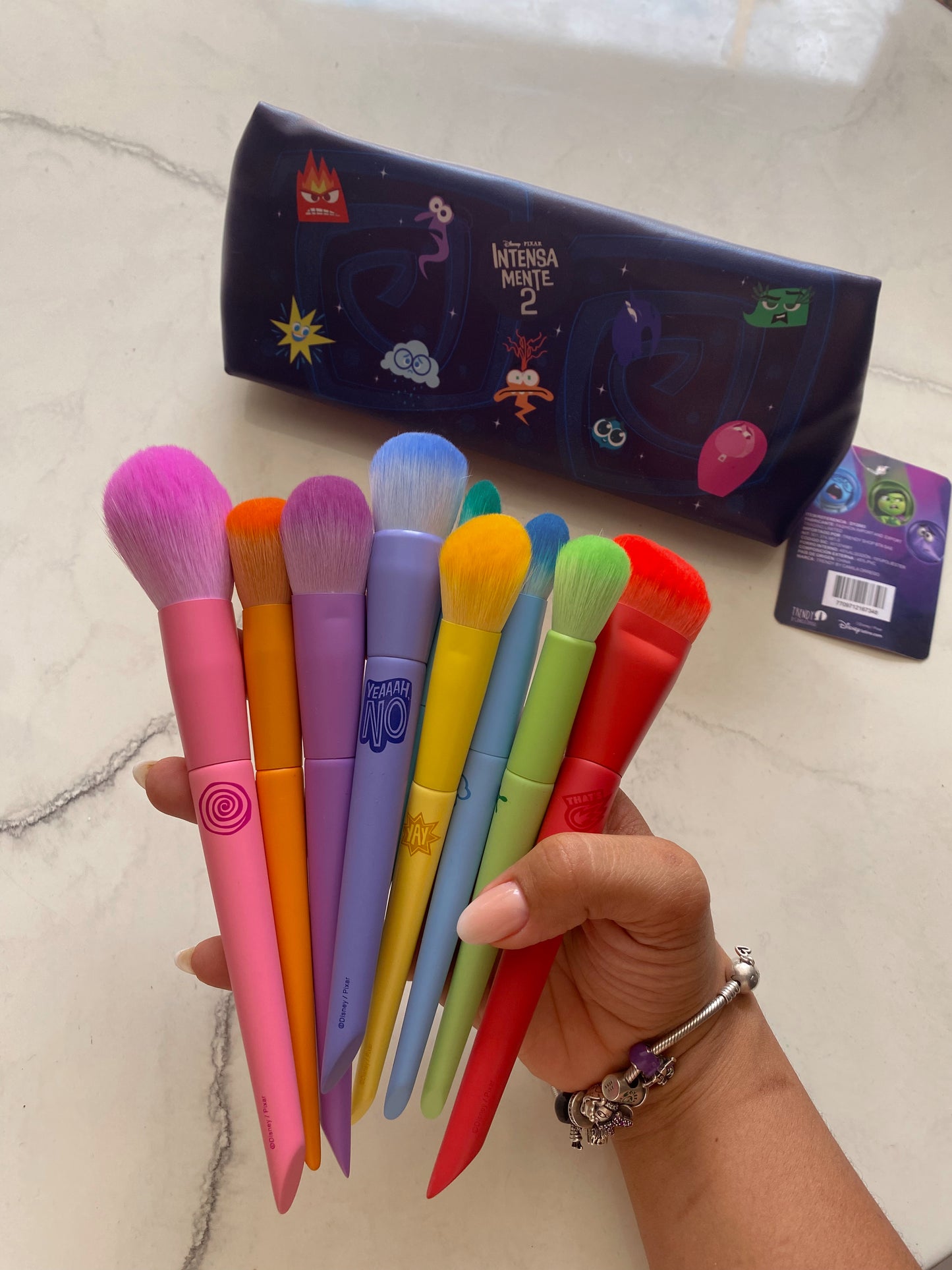 Kit de brochas intensamente x9 trendy