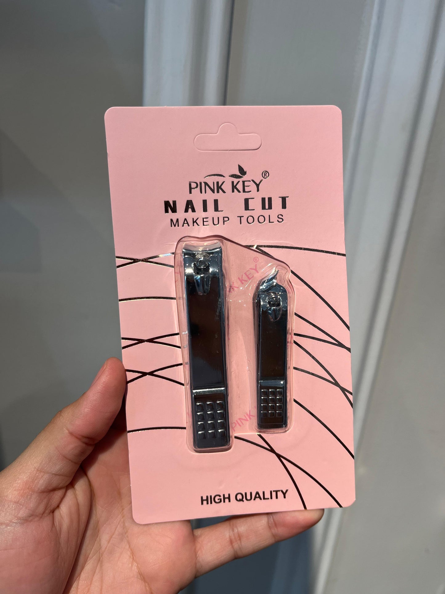 Set de corta uñas Pink key