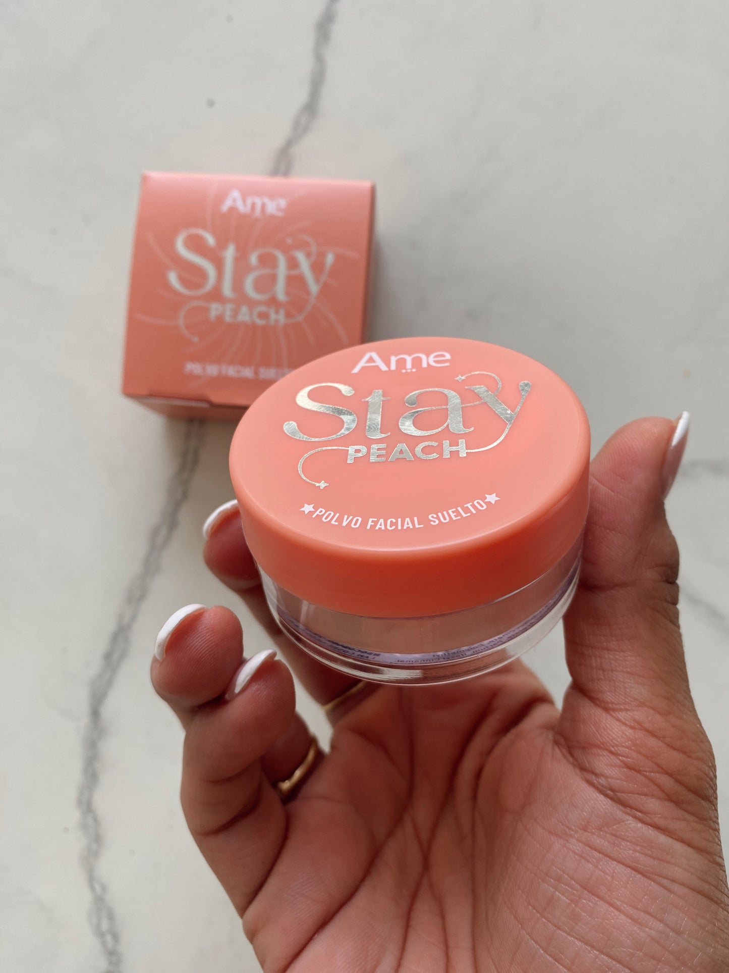 Polvo suelto peach ame
