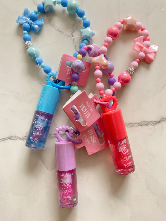 Llavero gloss SFR🩵