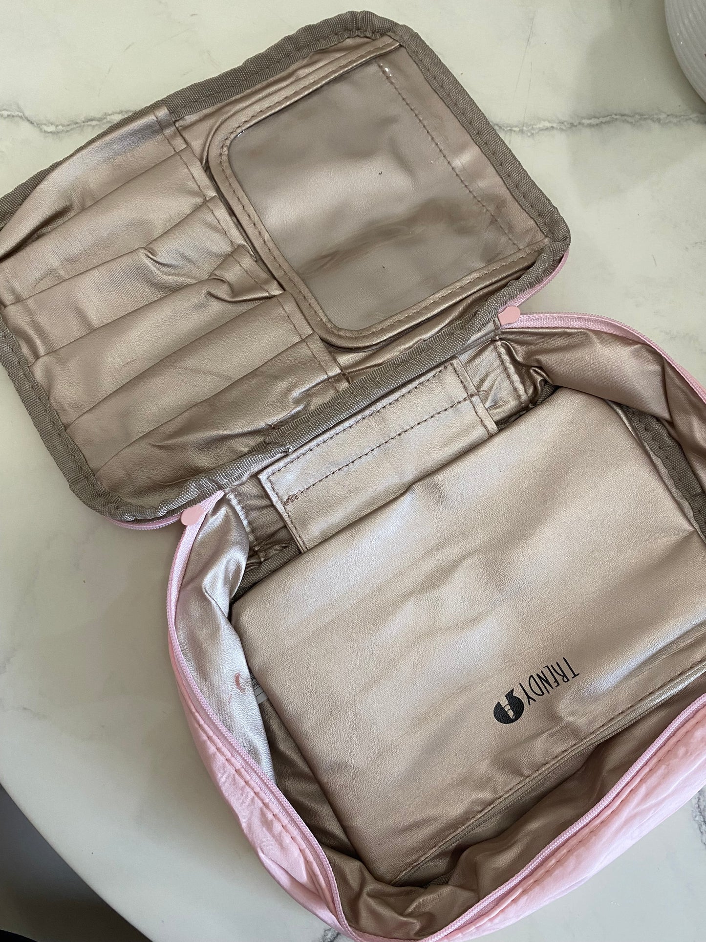 Cosmetiquera viajera Rosa trendy