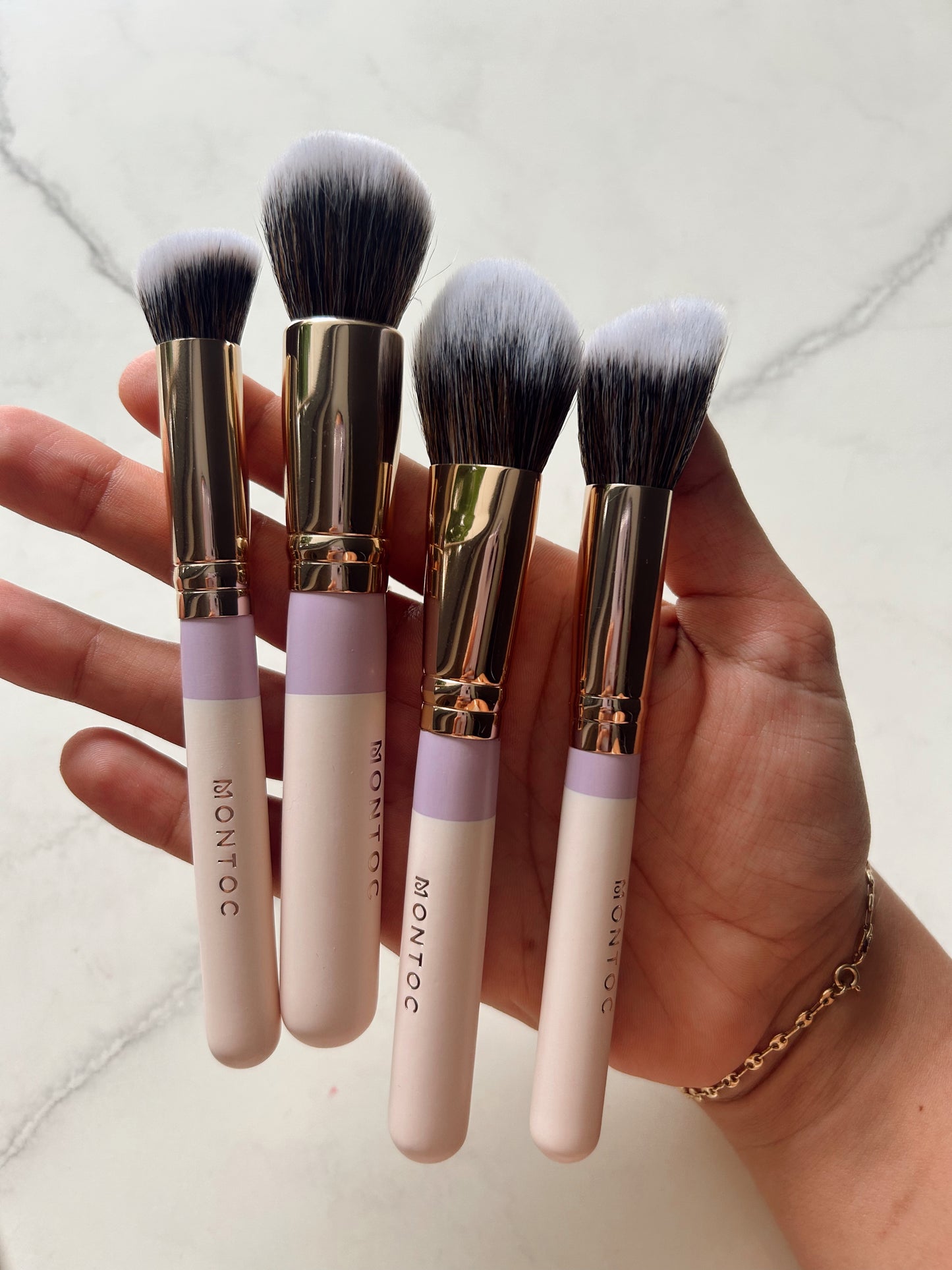 Kit de brochas fluffy x10 montoc