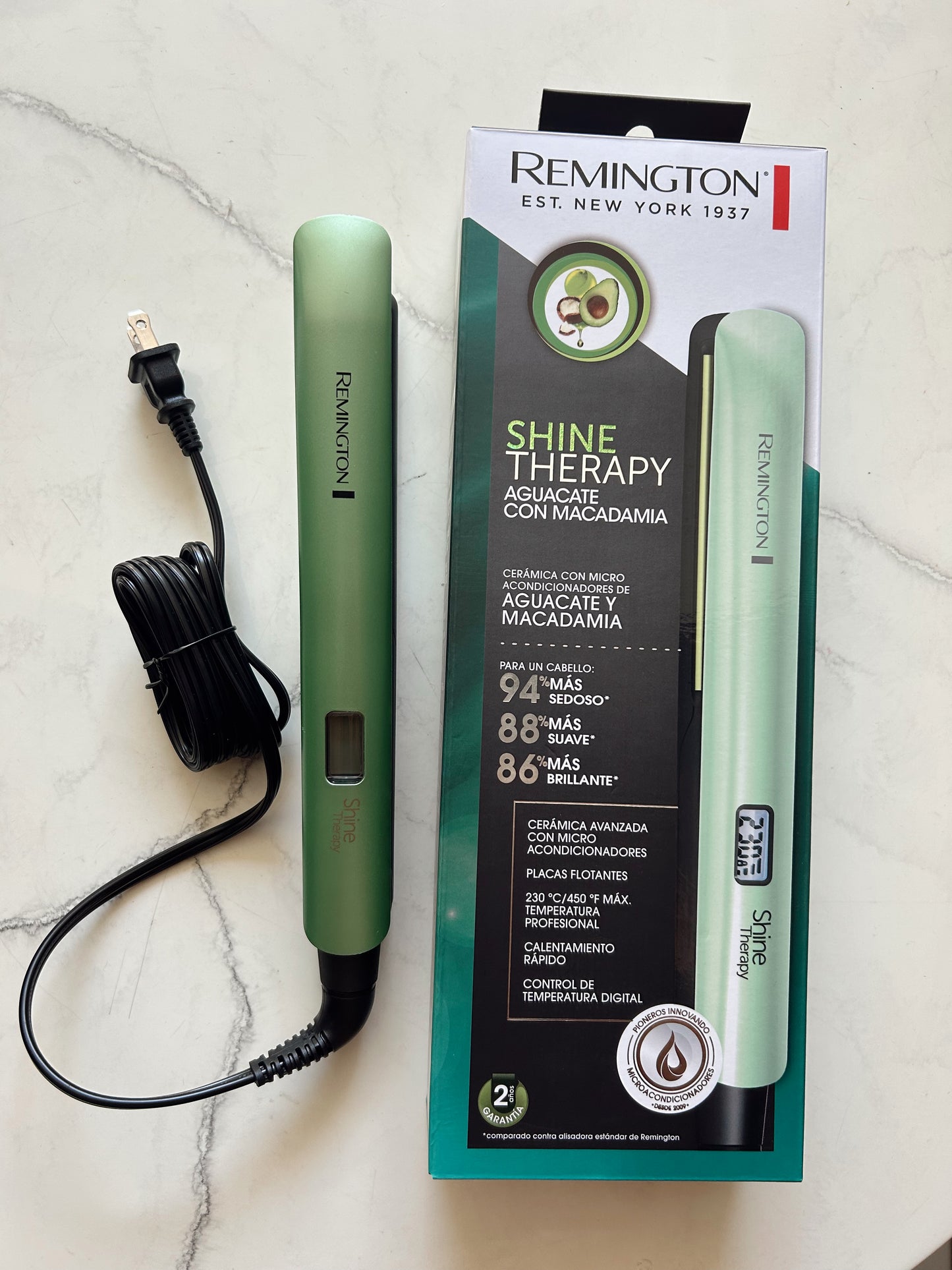 Plancha remington aguacate