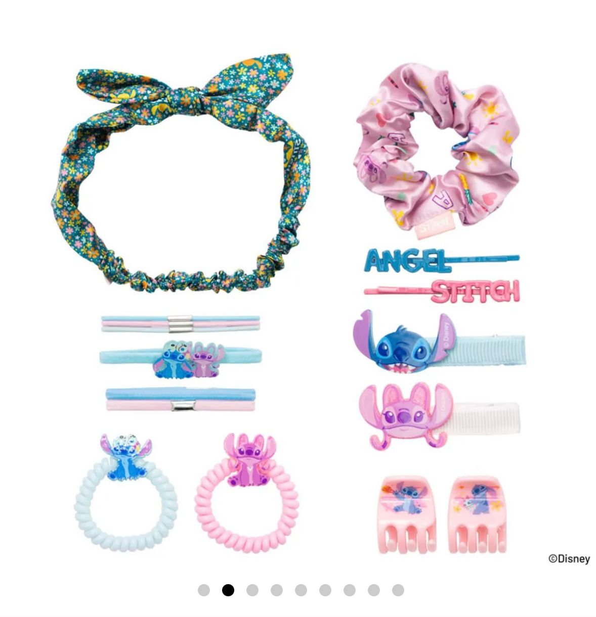 Kit maleta corazón stitch trendy 🩵