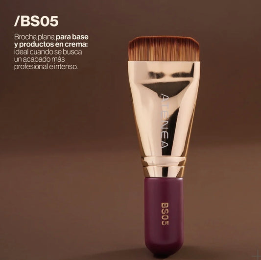 Brocha individual atenea  bs05 para base y productos en crema