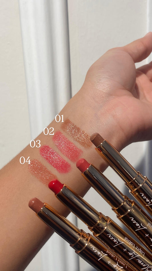 Labial cremoso + delineador bloom