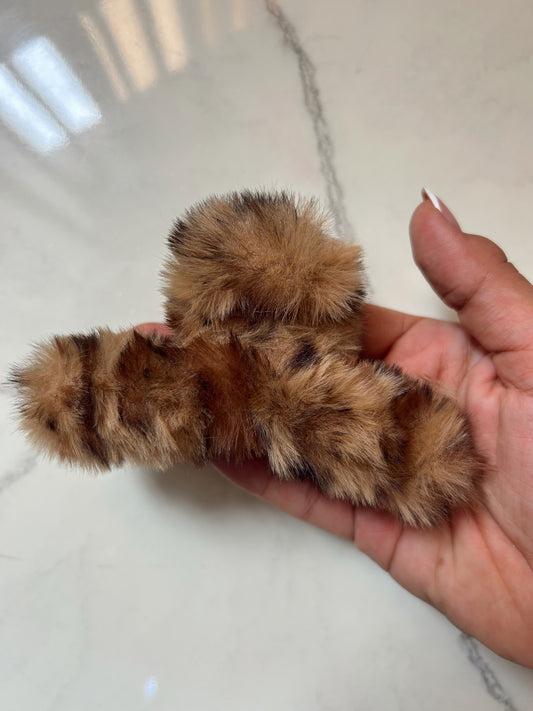 Pinza peluche animal print ✨