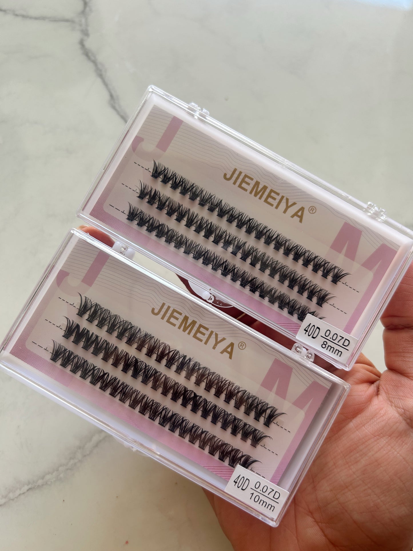 Pestañas punto a punto jiemeya✨