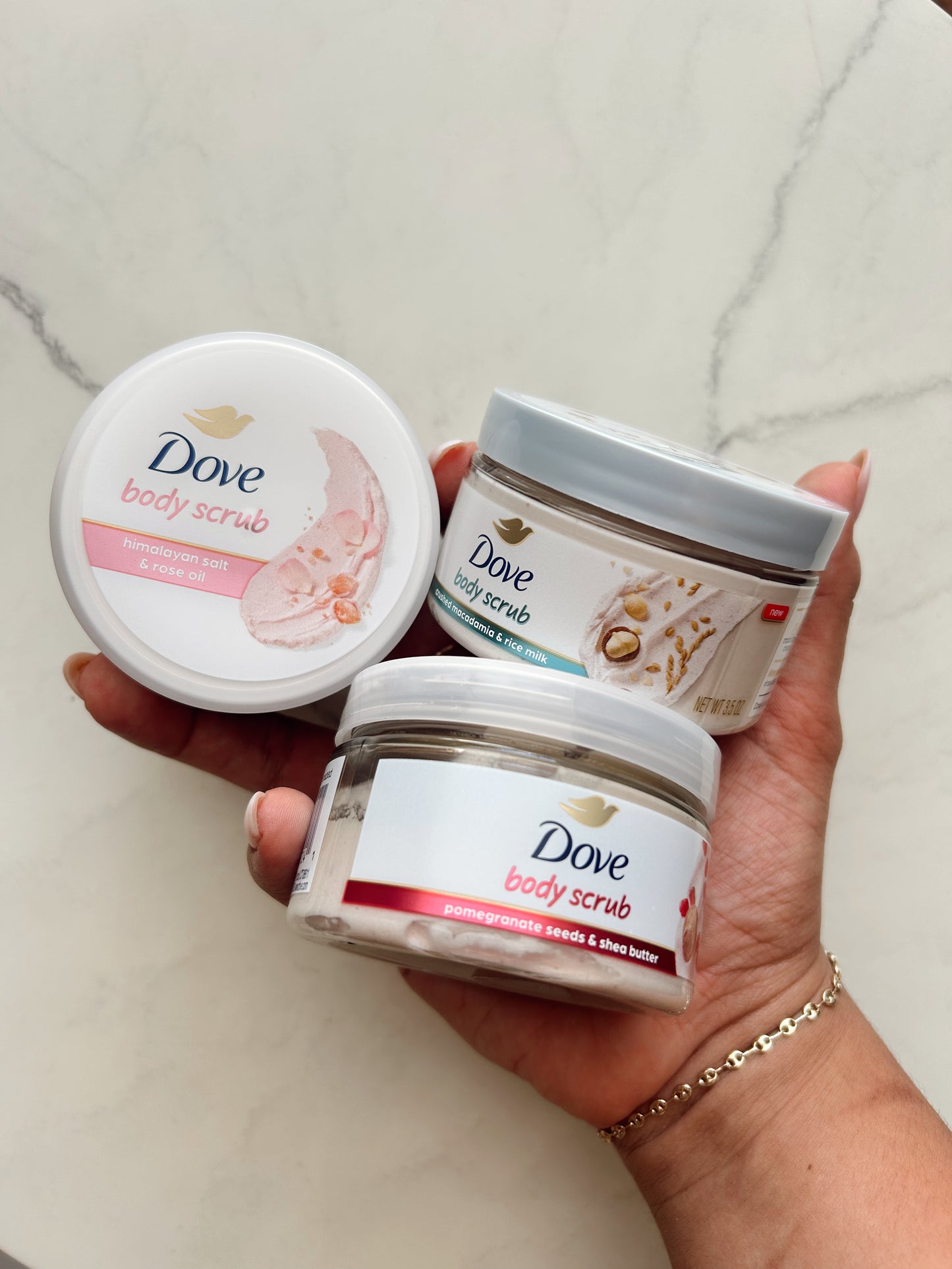 Body scrub ( exfoliante corporal ) dove 3.5 onz