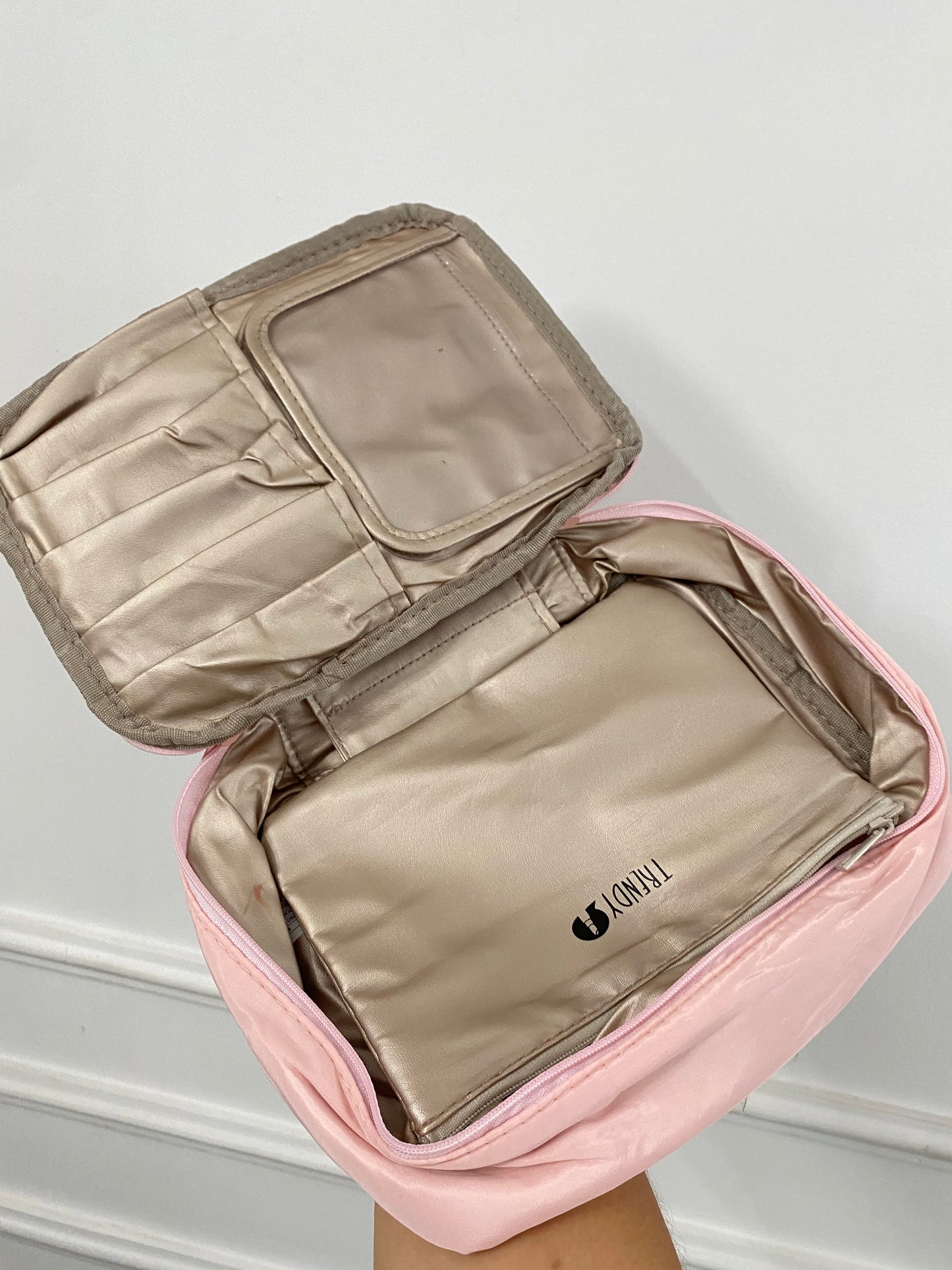 Cosmetiquera viajera Rosa trendy