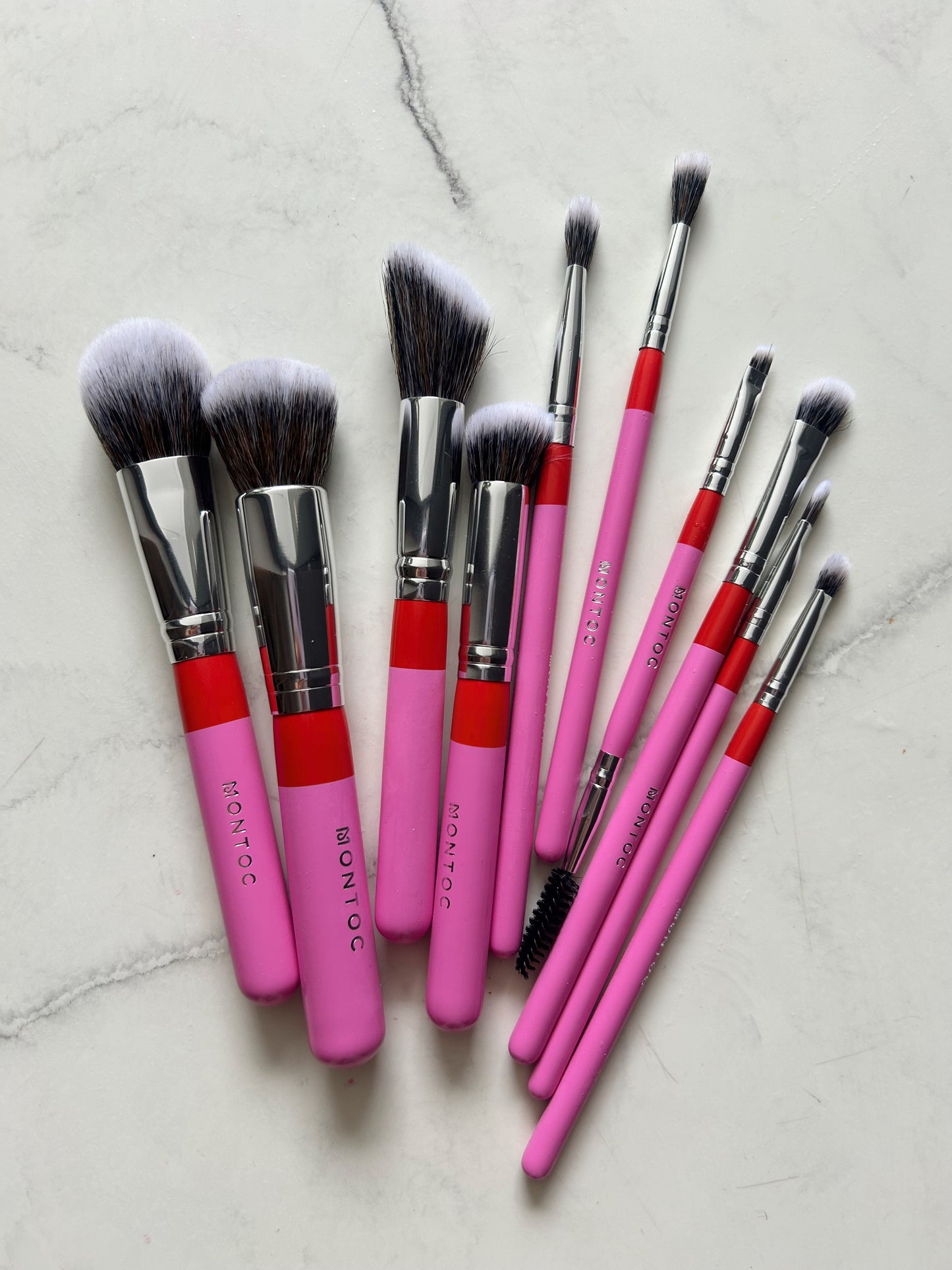 Kit de brochas fluffy x10 montoc