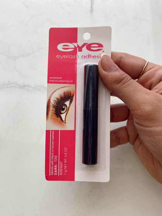 Pegante de pestañas delineador negro eye