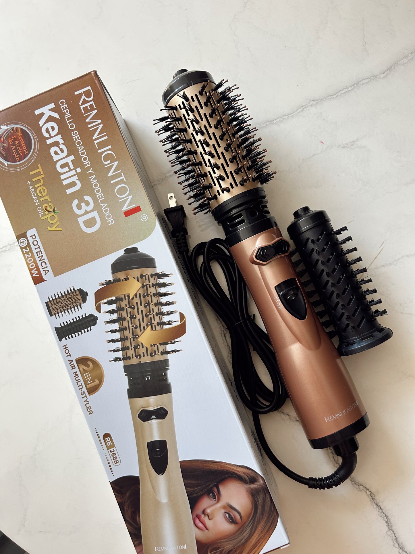 Cepillo secador keratin 3D