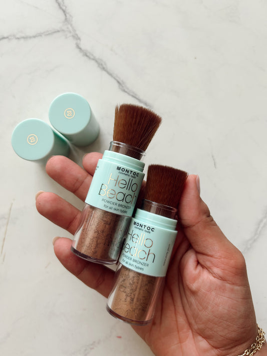 Bronzer luminoso en polvo montoc ✨