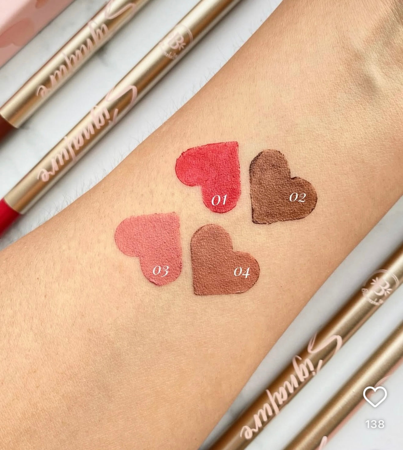 Delineadores de labios  singature bloom