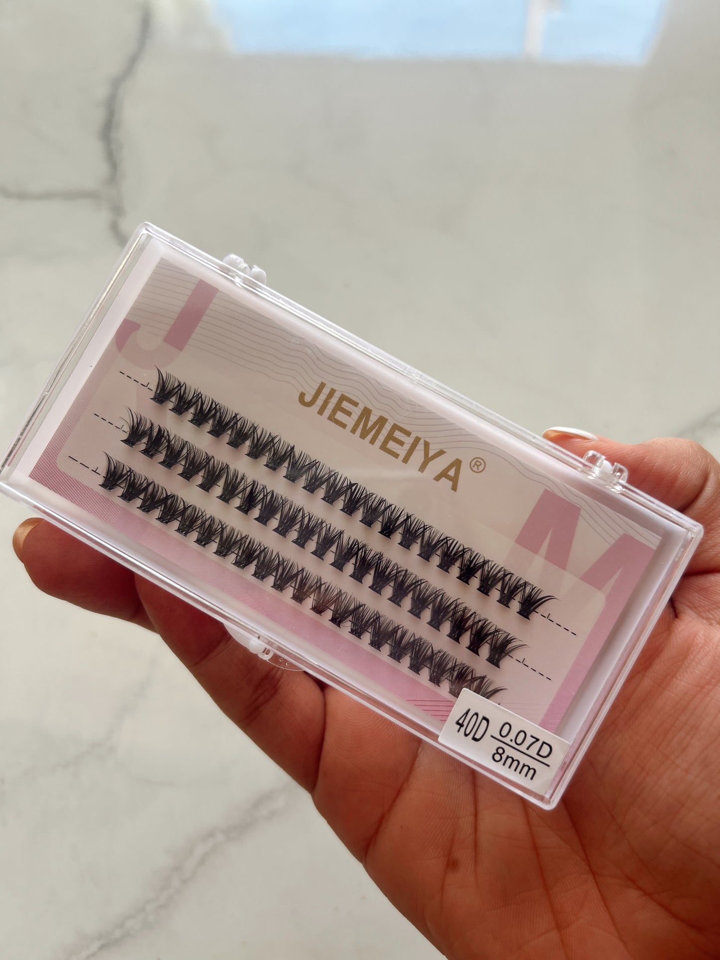 Pestañas punto a punto jiemeya✨