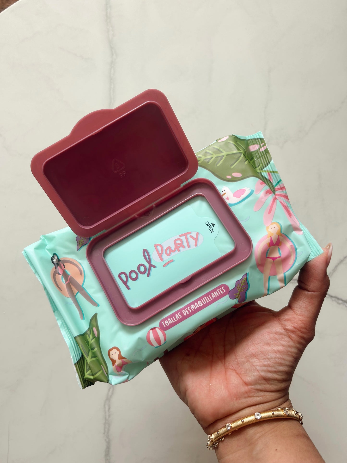Toallitas húmedas poolparty trendy 💚